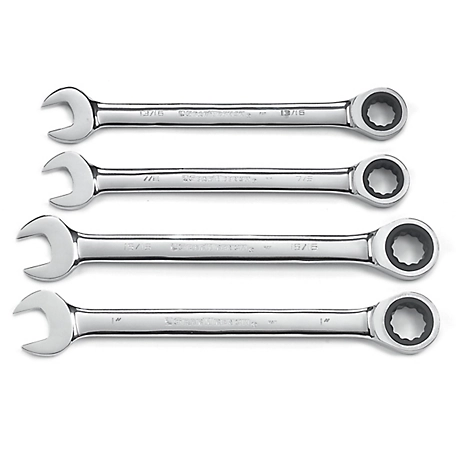 GearWrench Large Ratcheting Wrench Set, 4 pc.