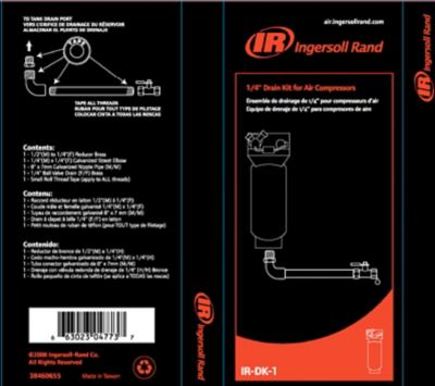 Image showing  1/4 in. Compressor Condensate Drain Kit