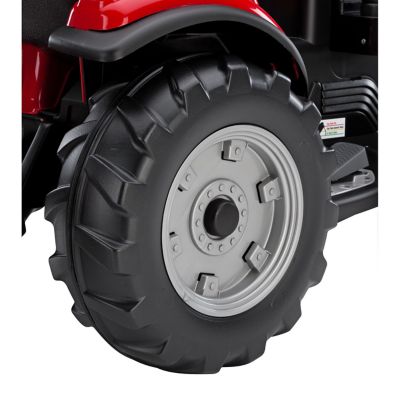 Image showing  12V Case IH Magnum Tractor and Trailer Ride-On Toy
