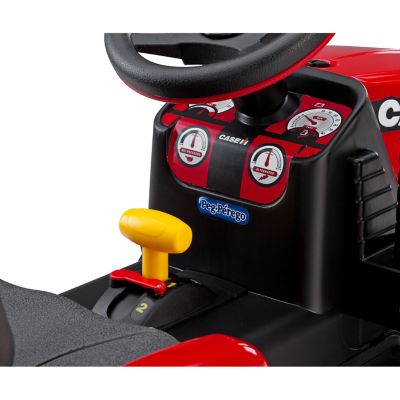 Image showing 6 th Peg Perego 12V Case IH Magnum Tractor and Trailer Ride-On Toy