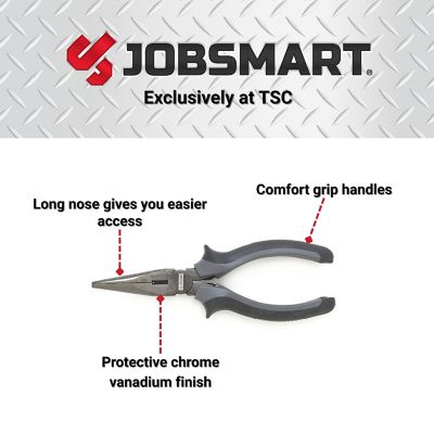 Image showing  6 in. Long Nose Pliers, 3 in. x 3 1/4 in.