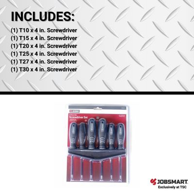 Image showing  6 pc. Star Screwdriver Set