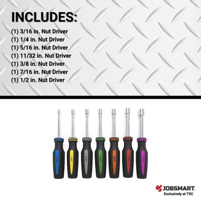 Image showing  SAE Nut Driver Set, 7 pc.