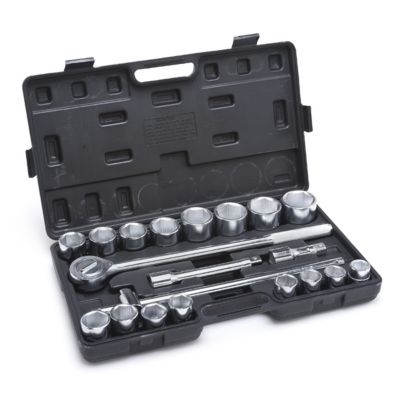 JobSmart 20 pc. SAE Mechanic's Tool Set, 3/4 in. Drive