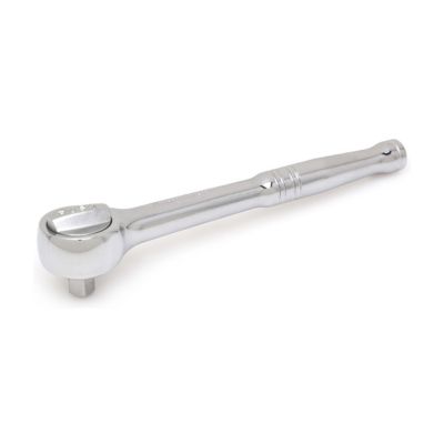 JobSmart 1/4 in. Drive SAE 43 Tooth Right Handed Quick Release Wrench with Polished Handle