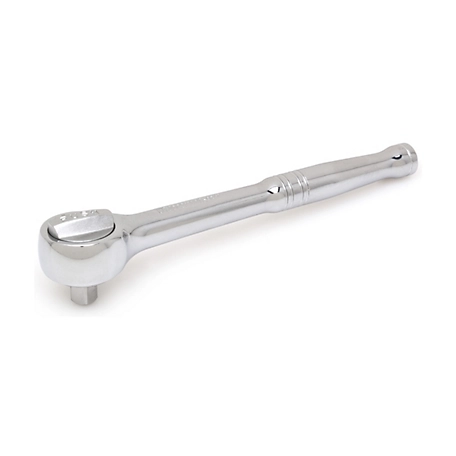 JobSmart 1/4 in. Drive SAE 43 Tooth Right Handed Quick Release Wrench with Polished Handle
