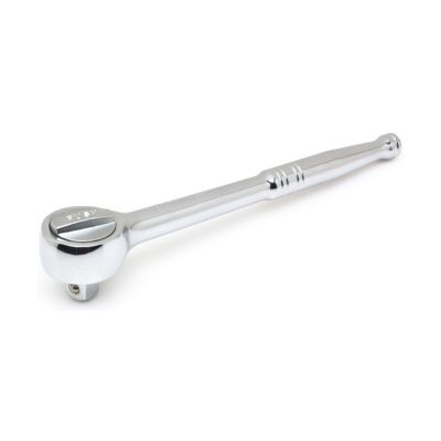 JobSmart 1/2 in. Drive SAE 45 Tooth Right Handed Quick Release Wrench with Polished Handle