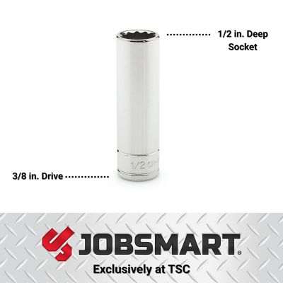Image showing  3/8 in. Drive SAE 1/2 in. Deep Socket