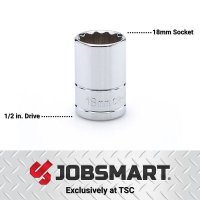 Image showing  1/2 in. Drive SAE 18mm Socket