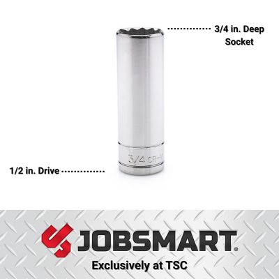 Image showing  1/2 in. Drive SAE 3/4 in. Deep Socket