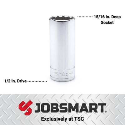 Image showing  1/2 in. Drive SAE 15/16 in. Deep Socket