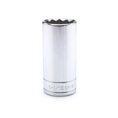 JobSmart 1/2 in. Drive SAE 1-1/16 in. Deep Socket
