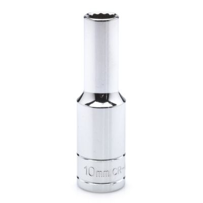 JobSmart 1/2 in. Drive Metric 10mm Deep Socket