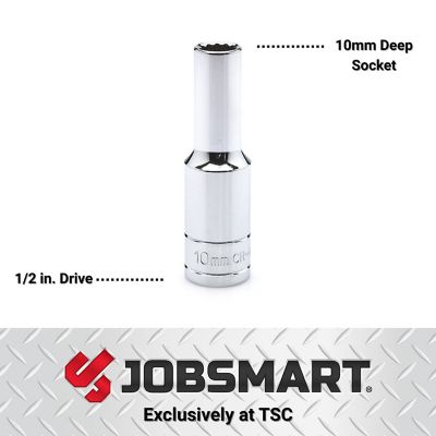 Image showing  1/2 in. Drive Metric 10mm Deep Socket