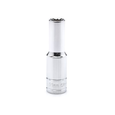 JobSmart 1/2 in. Drive SAE 11mm Deep Socket