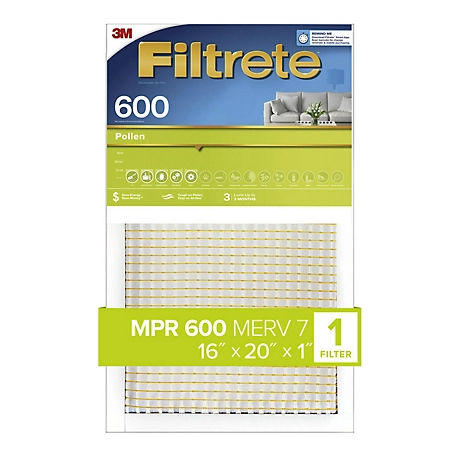 3M Filtrete Dust Reduction Filter, 16 in. x 20 in. x 1 in.
