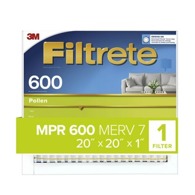 3M Filtrete Dust Reduction Filter, 20 in. x 20 in. x 1 in.
