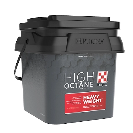 Purina High Octane Heavy Weight Topdress Livestock Supplement, 20 lb.