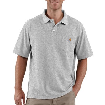 Carhartt Men's Short-Sleeve Contractor's Work Pocket Polo Shirt I only wish that Carhart offered the collared shirt in 100% cotton