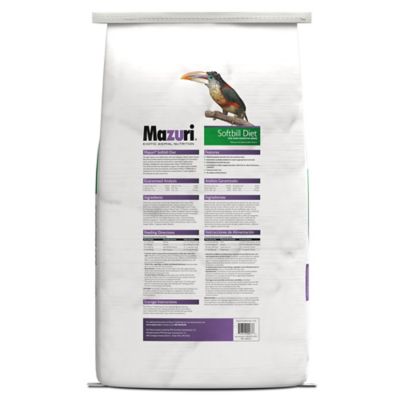 Image showing  Softbill Low Iron Bird Food, 15 lb. Bag