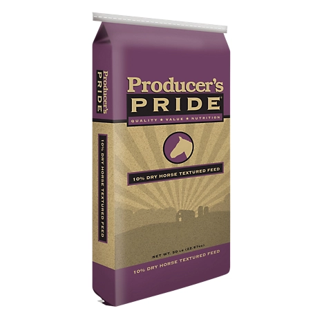 Producer's Pride 10% Dry Textured Horse Feed, 50 lb.