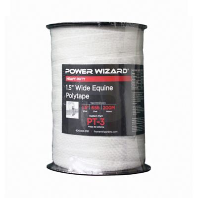 Power Wizard 656 ft. x 264 lb. Polytape Electric Fencing, 1.5 in. W