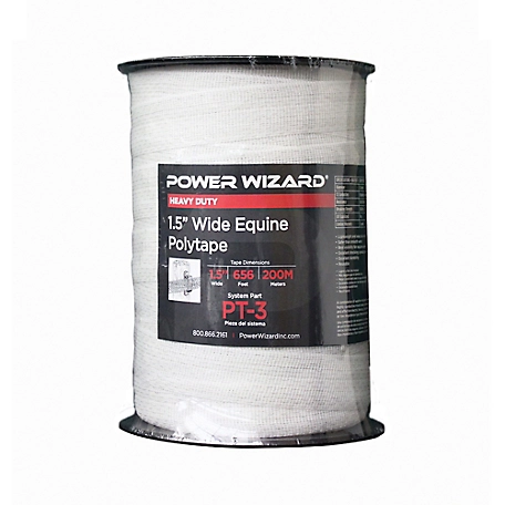 Power Wizard 656 ft. x 264 lb. Polytape Electric Fencing, 1.5 in. W