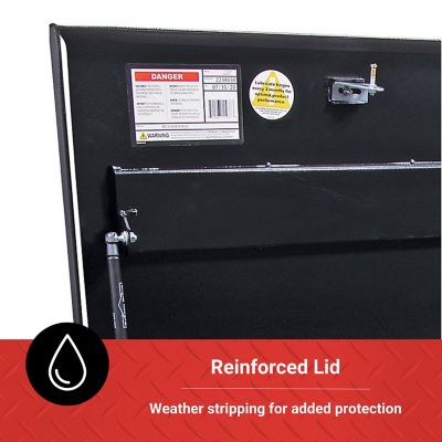 Image showing  10.6 cu. ft. Steel Standard-Profile Crossover Truck Tool Box for Full-Size Trucks, 70 in. x 20 in.