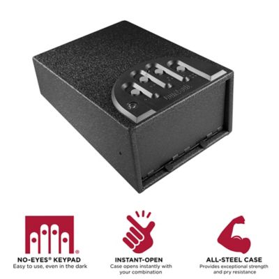 GunVault 1-Gun Electronic Lock MiniVault 1000S Standard Pistol Safe at  Tractor Supply Co.