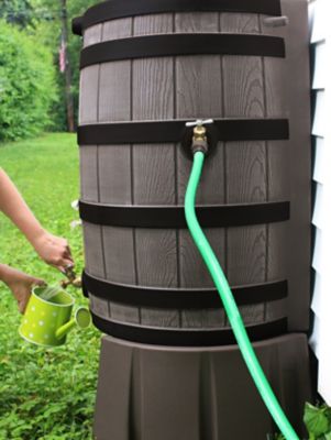 Image showing  Rain Barrel Stand for Wizard 40, Wizard 50 and Rain Vault Rain Barrels, Oak