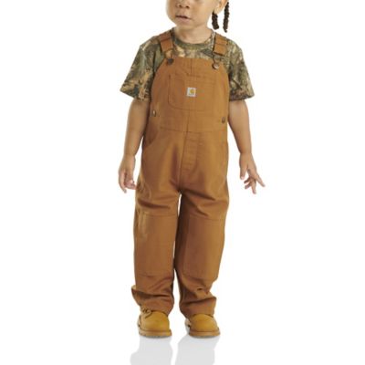 Carhartt Infant Boys' Canvas Bib Overalls Unlike other brands when they make infant or children’s product for a fraction of the price of the adults and use cheaper materials, you can tell Carhartt did not go that route