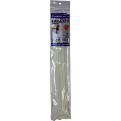 Cambridge 14 in. Standard Natural Cable Ties, 30-Pack