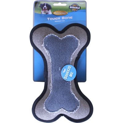 Retriever Tough Bone Squeaky Dog Toy