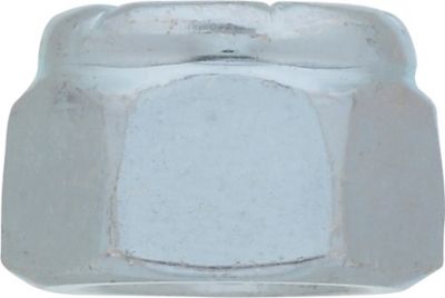 Image showing  #10-24 TPI Zinc-Plated Nylon Insert Stop Nuts, 5-Pack