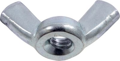 Image showing  #8-32 TPI Zinc-Plated Wing Nuts, 8-Pack