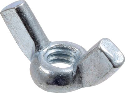 Image showing  1/4 in.-20 TPI Zinc-Plated Wing Nuts, 6-Pack