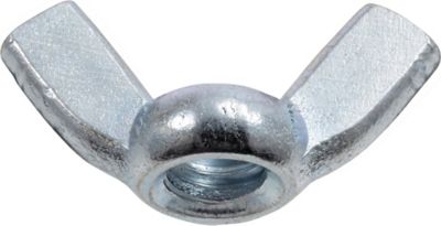 Image showing  1/4 in.-20 TPI Zinc-Plated Wing Nuts, 6-Pack