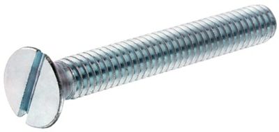 Hillman #10-32 x 2 in. Zinc Flat Head Phillips Machine Screw, 5-Pack