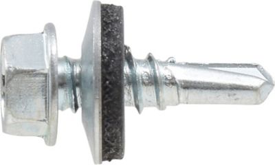 Image showing  #12-14 x 3/4 in. Project Center Washer Head Self-Drilling Screws, 35-Pack