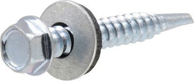 Hillman Project Center Washer Head Self Drilling Screws (#12-14 x 1-1/2in.) -20 Pack