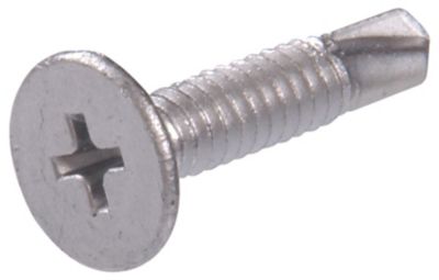 Hillman Project Center Wafer Head Phillips Self Drilling Screws (#10-24 x 1in.) -50 Pack
