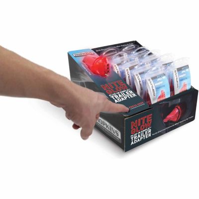 Image showing 5 th Hopkins Towing Solutions 7-RV Blade to 4-Wire Flat Nite-Glow Adapter