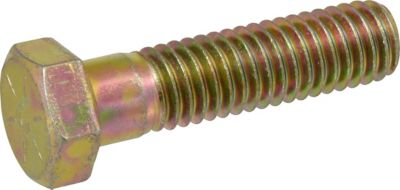 Hillman 5/16 in. -24 Fine Thread x 3-1/2 in. Grade 8 Yellow Zinc