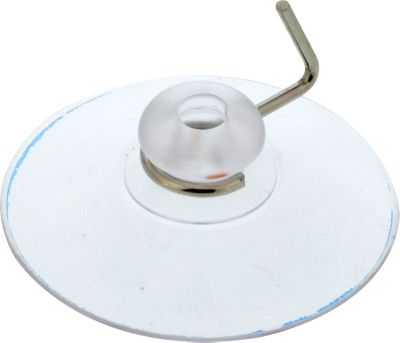 Image showing  Medium Suction Cup Hooks, 3-Pack