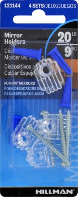 Hillman Decorative Plastic Mirror Holder Stair Case (20lb) -4 Pack