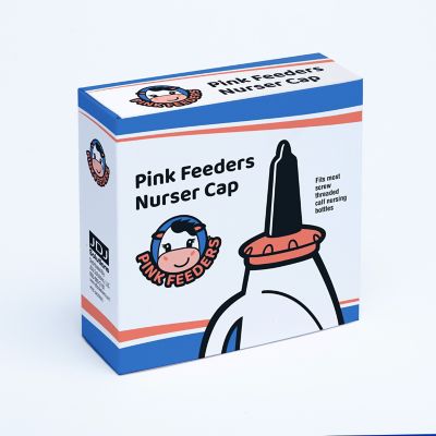 Peach Teats Calf Nurser Cap