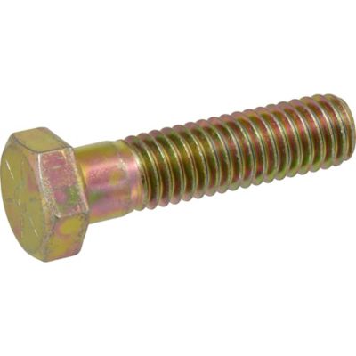 Hillman 3/8 in.-24 x 2-1/2 in. Yellow Grade 8 Hex Cap Screws, 2-Pack