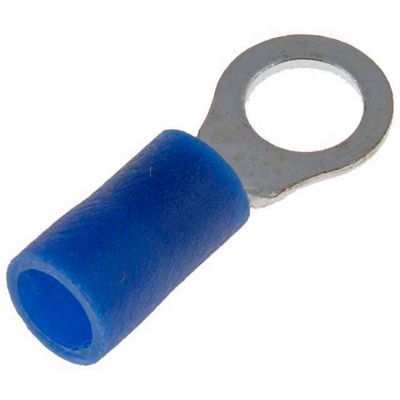 Cambridge Blue Terminal Gauge Ring 16-14 AWG #10 Stud PVC