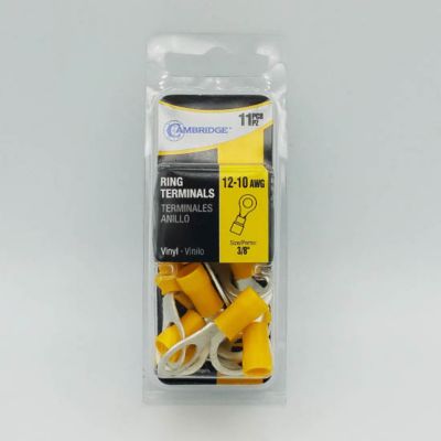 Image showing  Red Terminal Gauge Ring, 12-10 AWG, #10