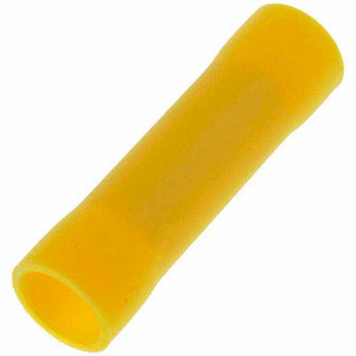 Cambridge 12-10 AWG Terminal Yellow Butt Connectors, 13-Pack